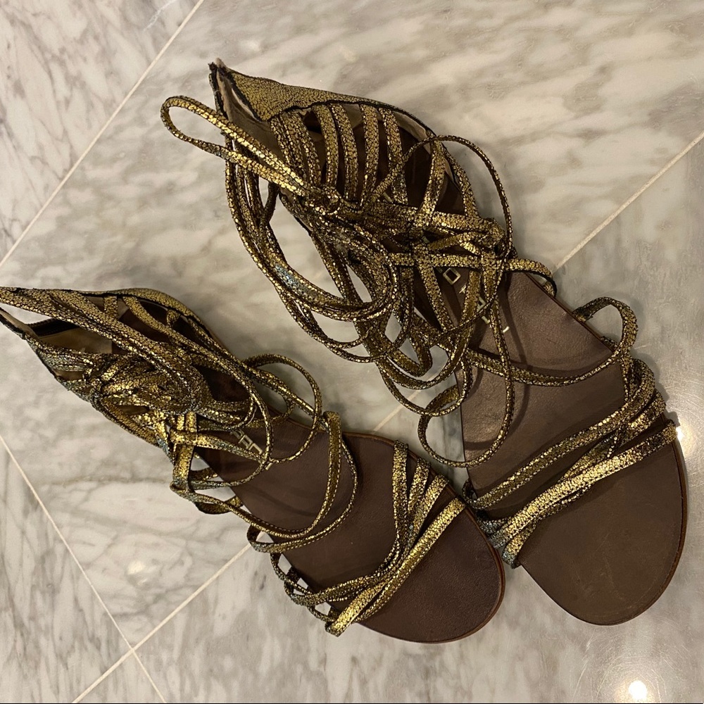 Gold Sandals